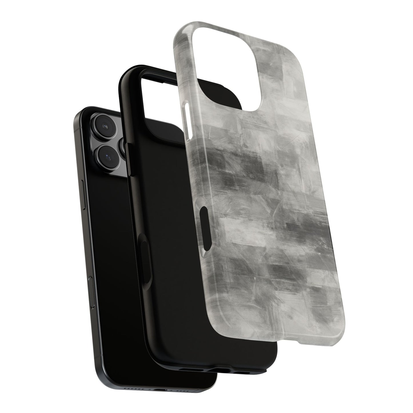 Stylish Phone Case for Tough Protection, Marble Grey Design, Customizable Gift for Her, Unisex Mobile Accessory, Birthday Present, [...] - TRV