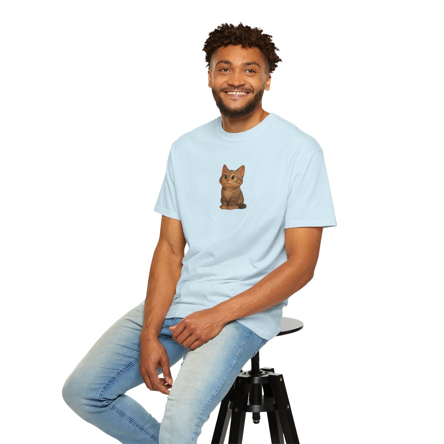 Cute Cat Graphic T-Shirt, Casual Wear, Cat Lover Gift, Everyday Tee, Animal Lover Apparel, Perfect for Birthdays & Holidays - TRV