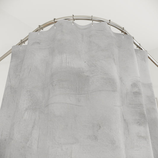 Elegant Gray Shower Curtain for Modern Bathrooms, Minimalist Bathroom Decor, Home Essentials, Gift for Housewarming, Cool Bathroom [...] - TRV