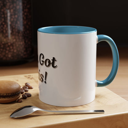 Inspirational Accent Coffee Mug - "You Got This!" - Perfect for Motivation & Gifts - TRV