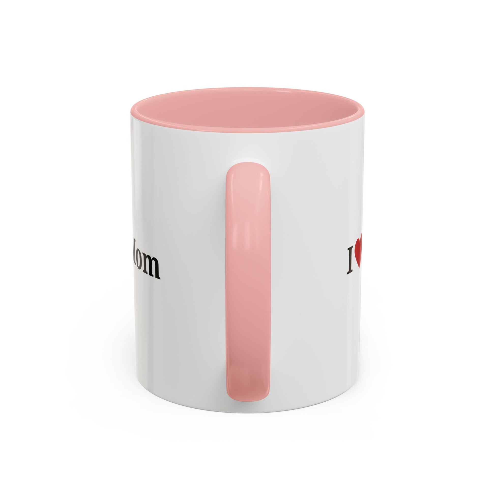 I Love Mom Accent Coffee Mug - Perfect Gift for Mother's Day & Special Occasions - TRV