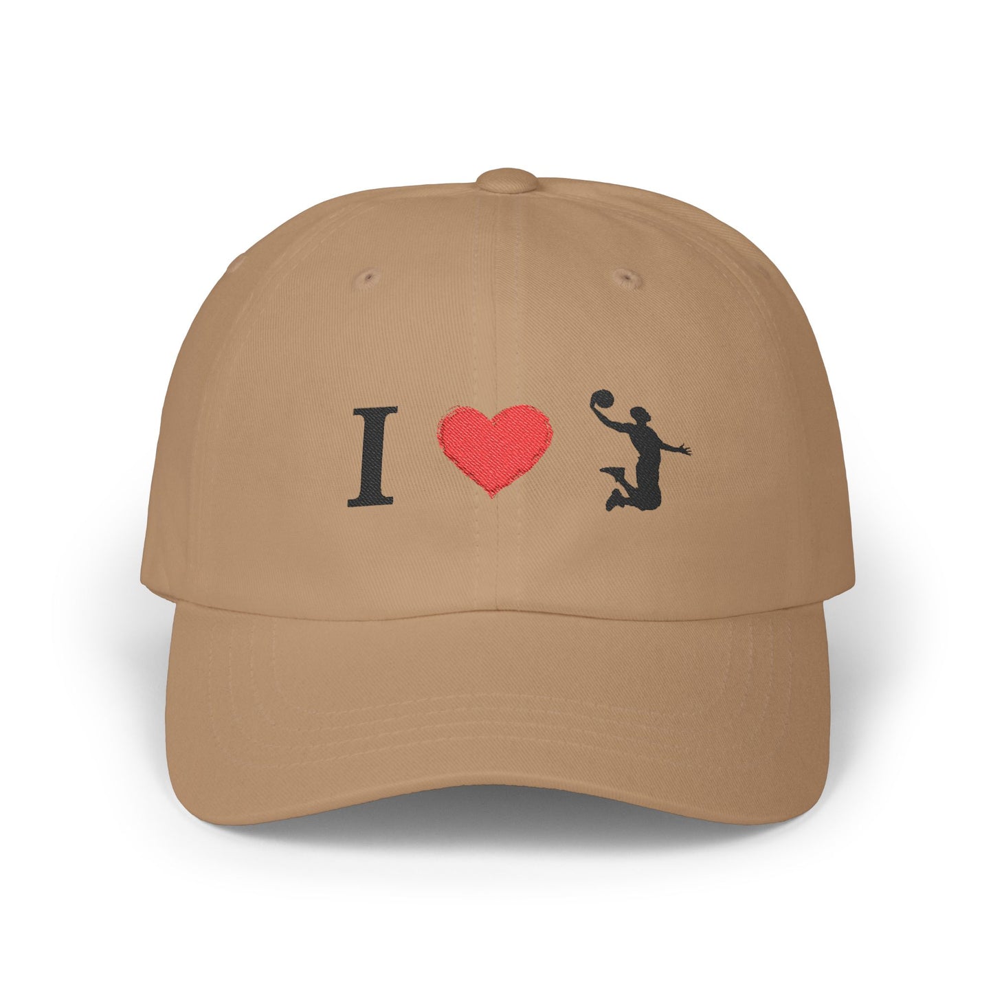 I Love Basketball Dad Cap, Casual Hat for Dads, Gift for Father's Day, Sports Lover Cap, Family Outing Accessory, Everyday Wear - TRV