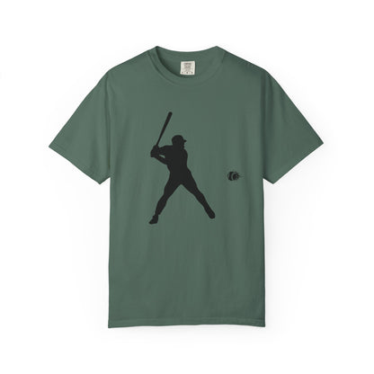 Unisex Baseball Silhouette Tee, Casual Wear, Sports Fan Apparel, Gift for Athletes, Summer Outing Outfit, Soft Cotton Shirt