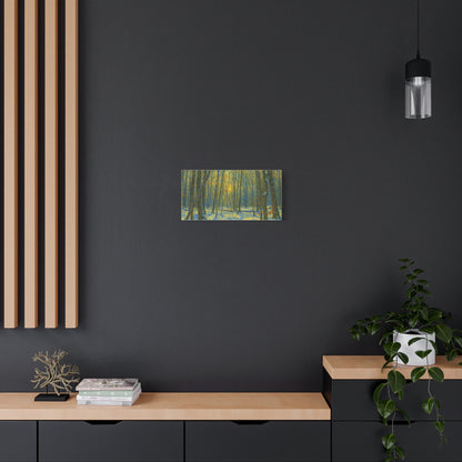 Forest Sunrise Canvas Print, Wall Art, Nature Photography, Home Decor, Gift for Nature Lovers, Landscape Artwork - TRV