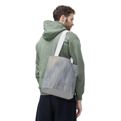 Abstract Textured Tote Bag - Stylish and Versatile for Everyday Use - TRV