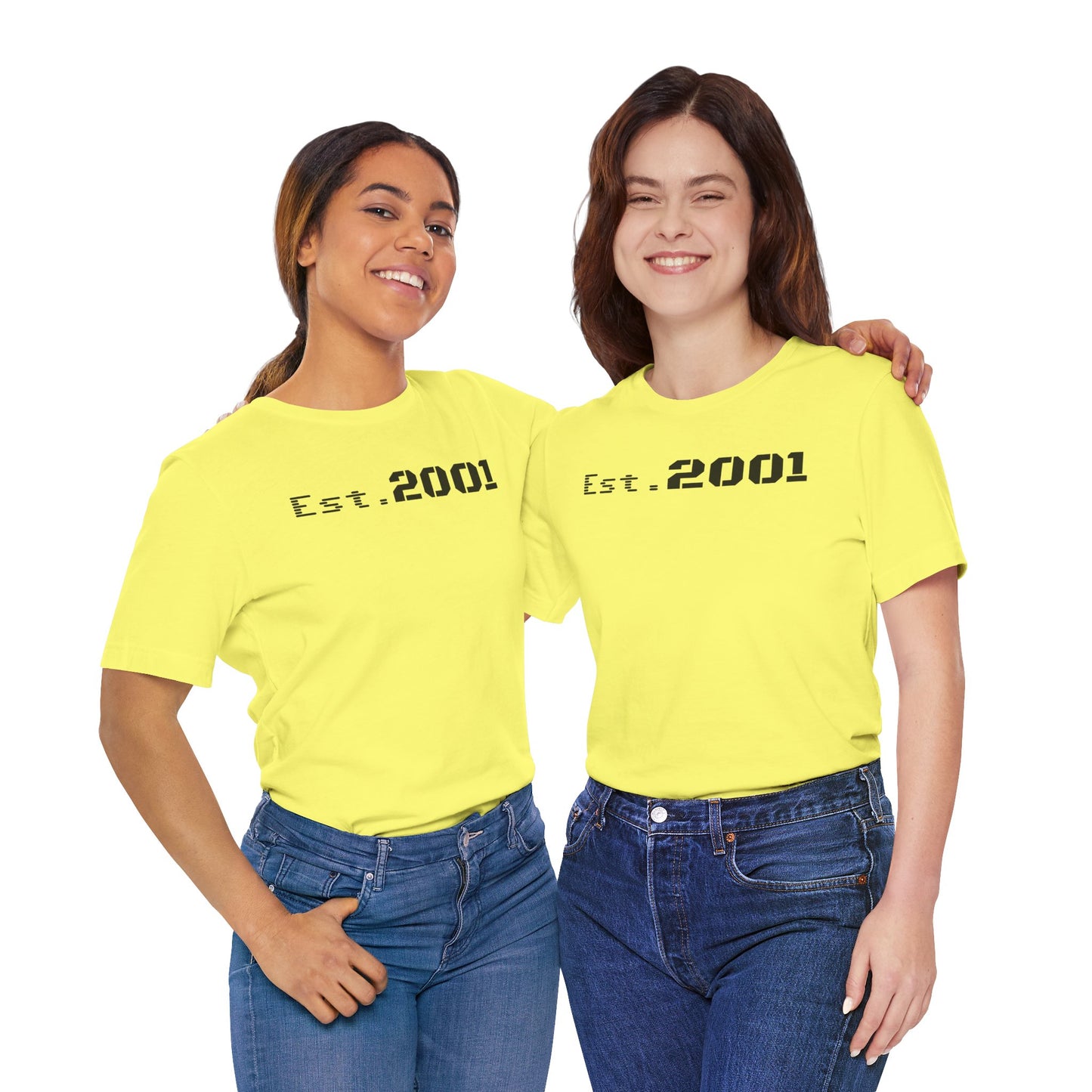 Est. 2001 Unisex Tee - Timeless Casual Wear, Birthday Gift, Nostalgic Fashion, Everyday Comfort, Trendy Streetwear