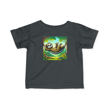 Sloth Relaxation Infant Tee, Baby T-Shirt, Cute Baby Clothes, Toddler Gift, Fun Nursery Wear, Animal Lover Gift