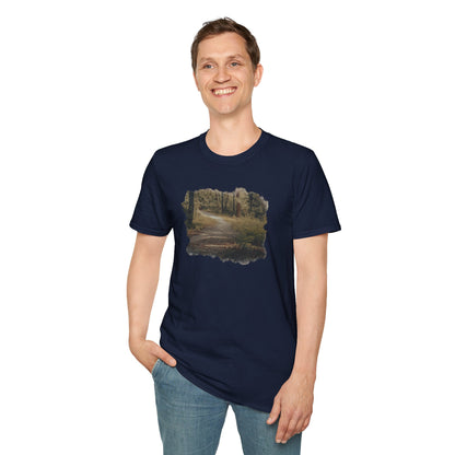 Nature-Inspired Unisex Softstyle T-Shirt, Eco-Friendly Fashion, Outdoor Lover Tee, Gift for Nature Enthusiasts, Casual Everyday Wear