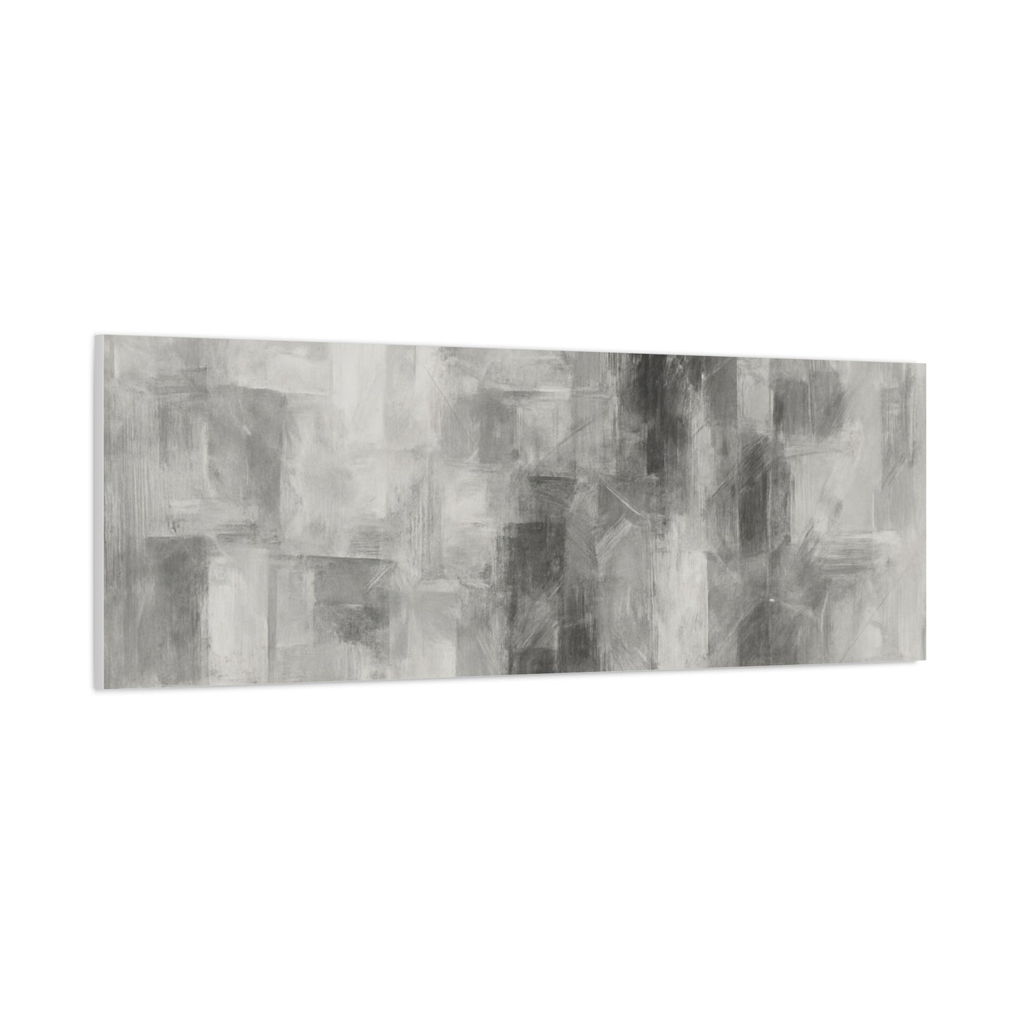 Abstract Grey Canvas Wall Art, Modern Home Decor, Minimalist Artwork, Living Room Accent, Contemporary Art Piece - TRV