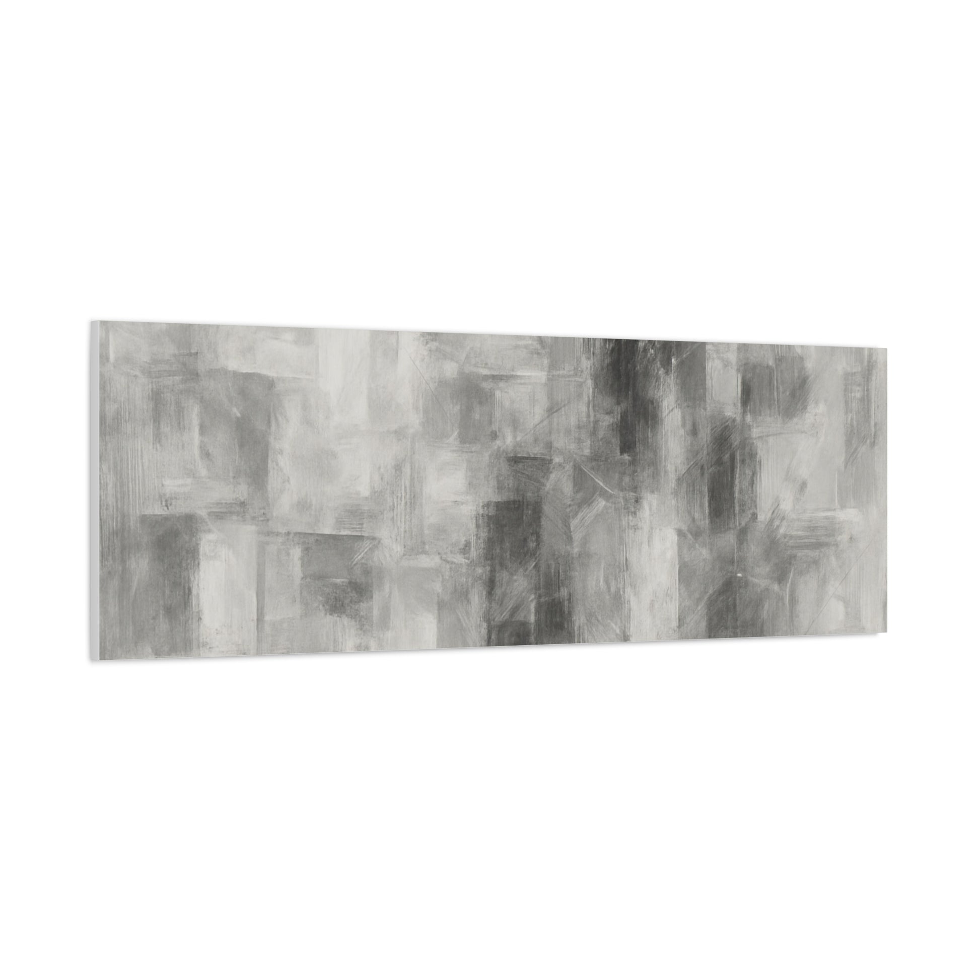 Abstract Grey Canvas Wall Art, Modern Home Decor, Minimalist Artwork, Living Room Accent, Contemporary Art Piece - TRV
