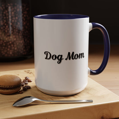 Dog Mom Accent Coffee Mug - Perfect Gift for Pet Lovers