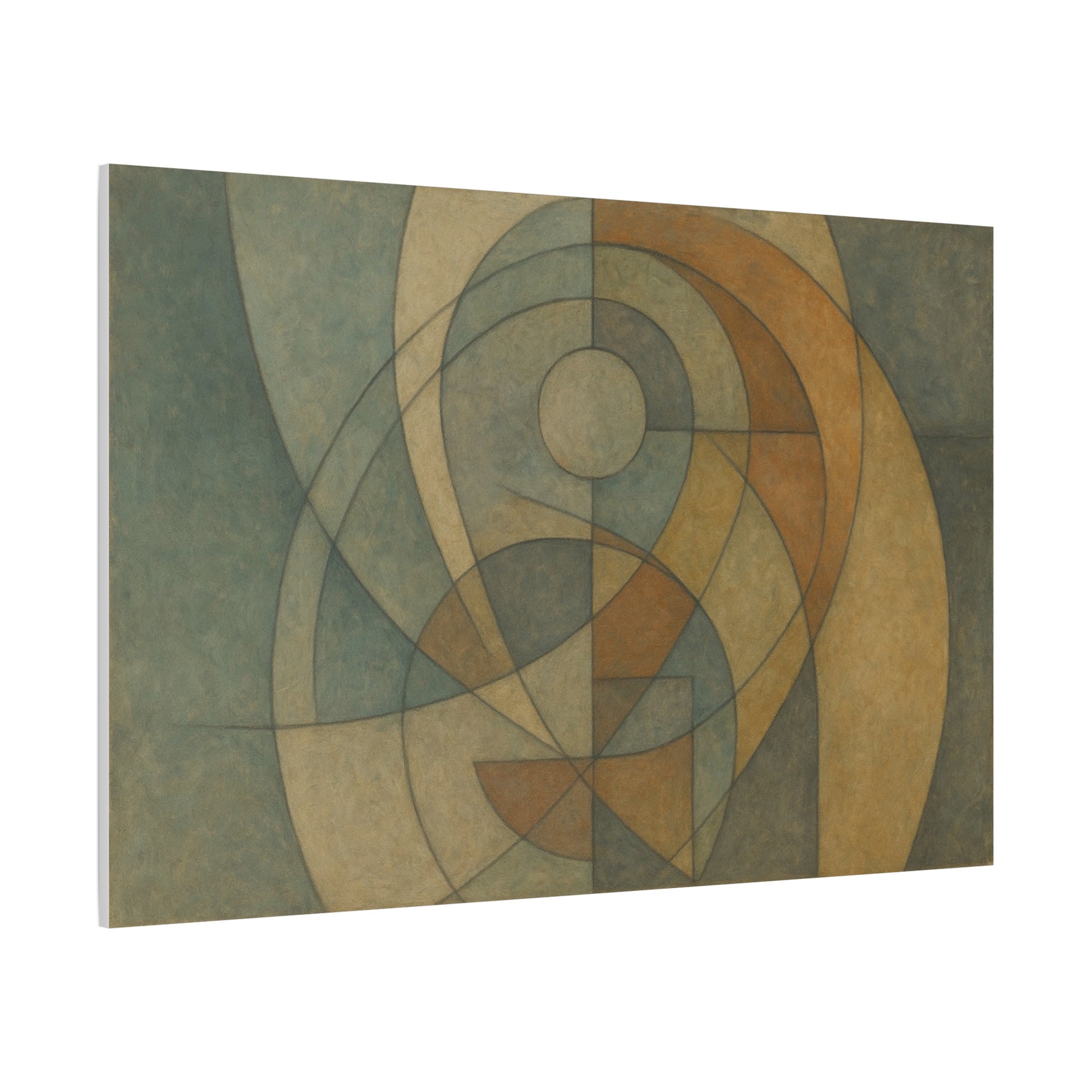 Abstract Geometric Circles Matte Canvas - TRV