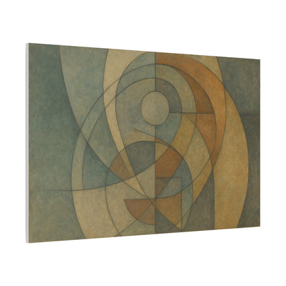Abstract Geometric Circles Matte Canvas - TRV
