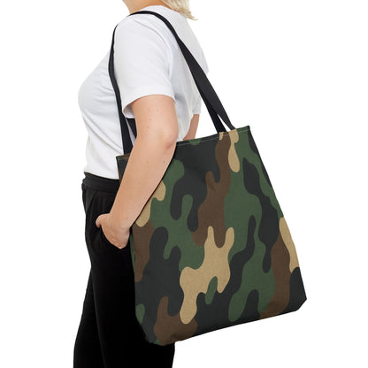 Stylish Camouflage Tote Bag, Reusable Shopping Bag, Beach Tote, Casual Carry-All, Gift for Him or Her - TRV