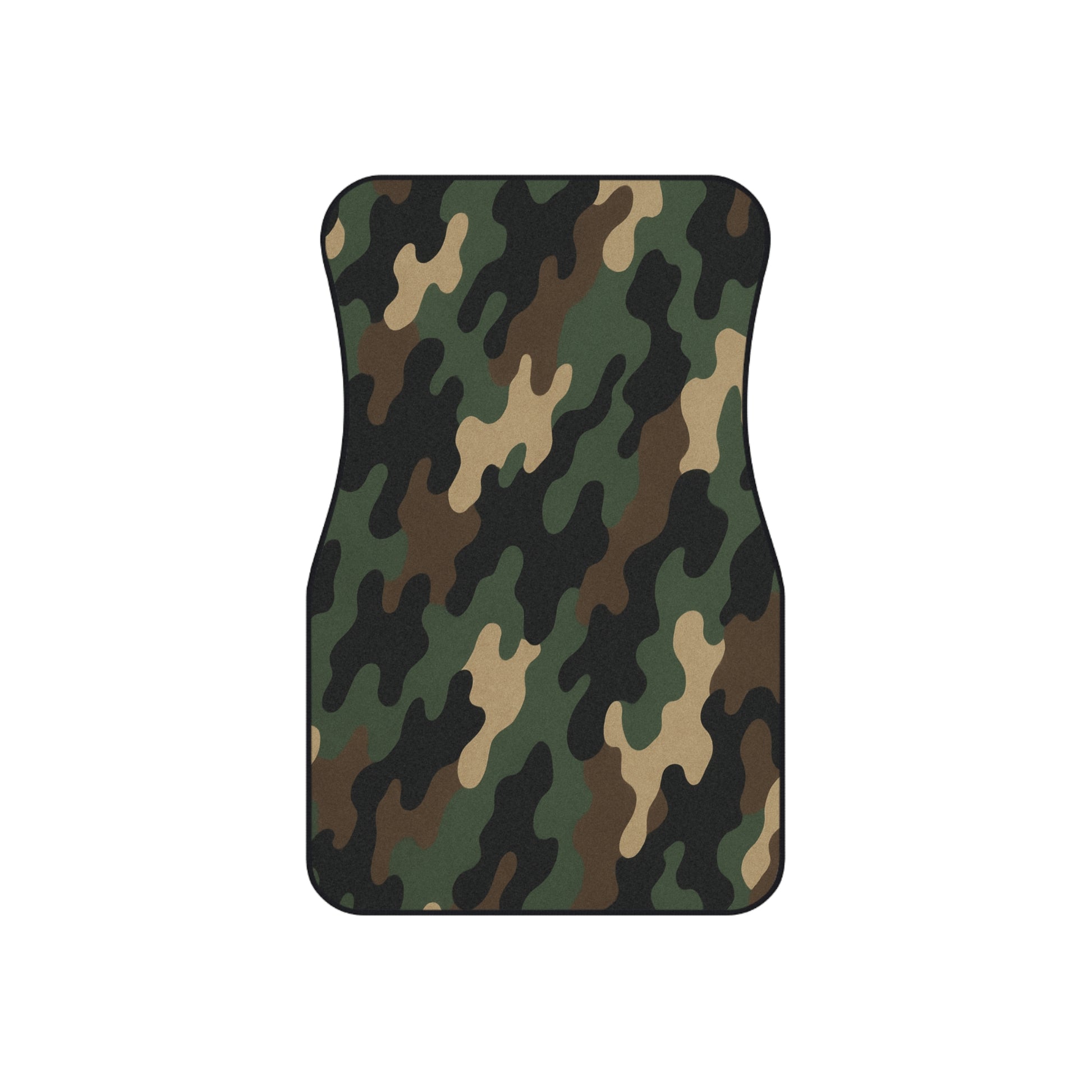 Camouflage Car Mats - Set of 4 | Durable Vehicle Carpets, Stylish Auto Accessories, Perfect for Outdoor Lovers, Unique Gifts - TRV