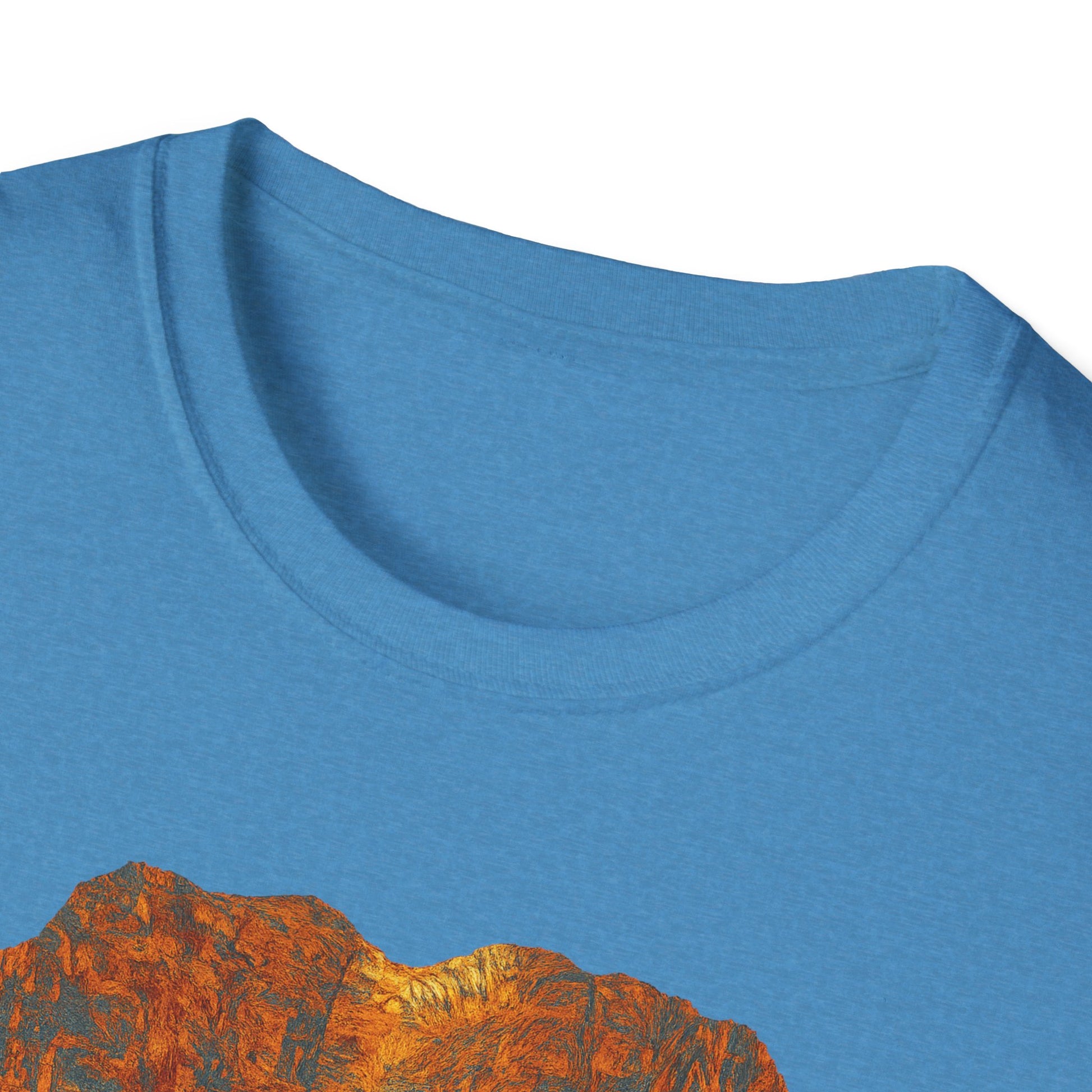 Nature-Inspired Unisex Softstyle T-Shirt, Outdoor Lover Gift, Casual Wear, Ideal for Hiking, Nature Trips, Unique Graphic Tee - TRV
