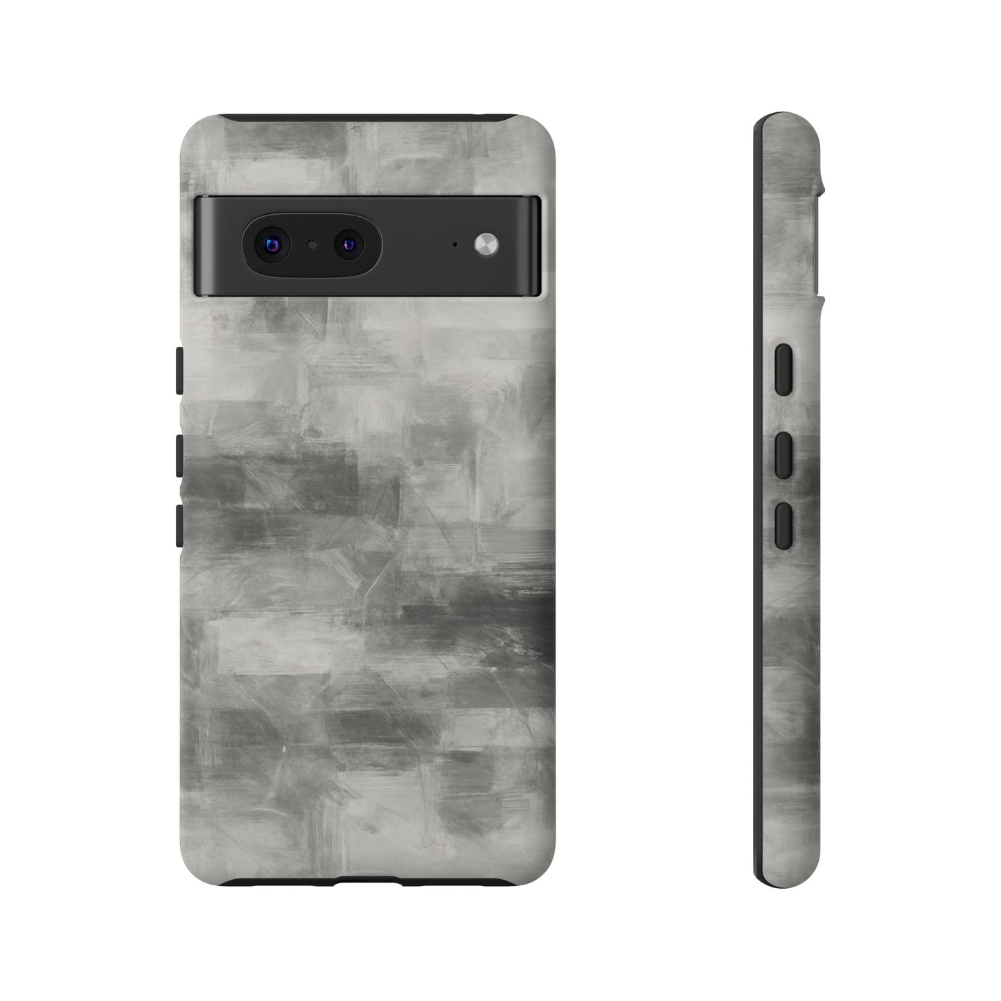 Stylish Phone Case for Tough Protection, Marble Grey Design, Customizable Gift for Her, Unisex Mobile Accessory, Birthday Present, [...] - TRV