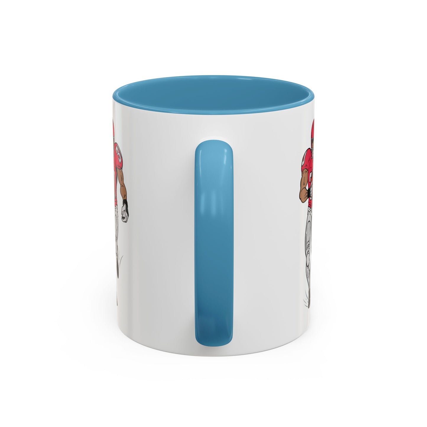 Football Player Coffee Mug, Sports Fan Gift, Motivational Coffee Cup, Game Day Mug, Unique Sports Merchandise
