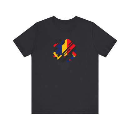 Artistic Heart Unisex Jersey Tee - Vibrant Graphic Tee, Casual Wear, Gift for Art Lovers, Birthday Surprise, Everyday Comfort - TRV