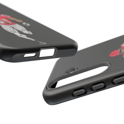 Football Player Tough Phone Case – Protective Black Sports iPhone Case