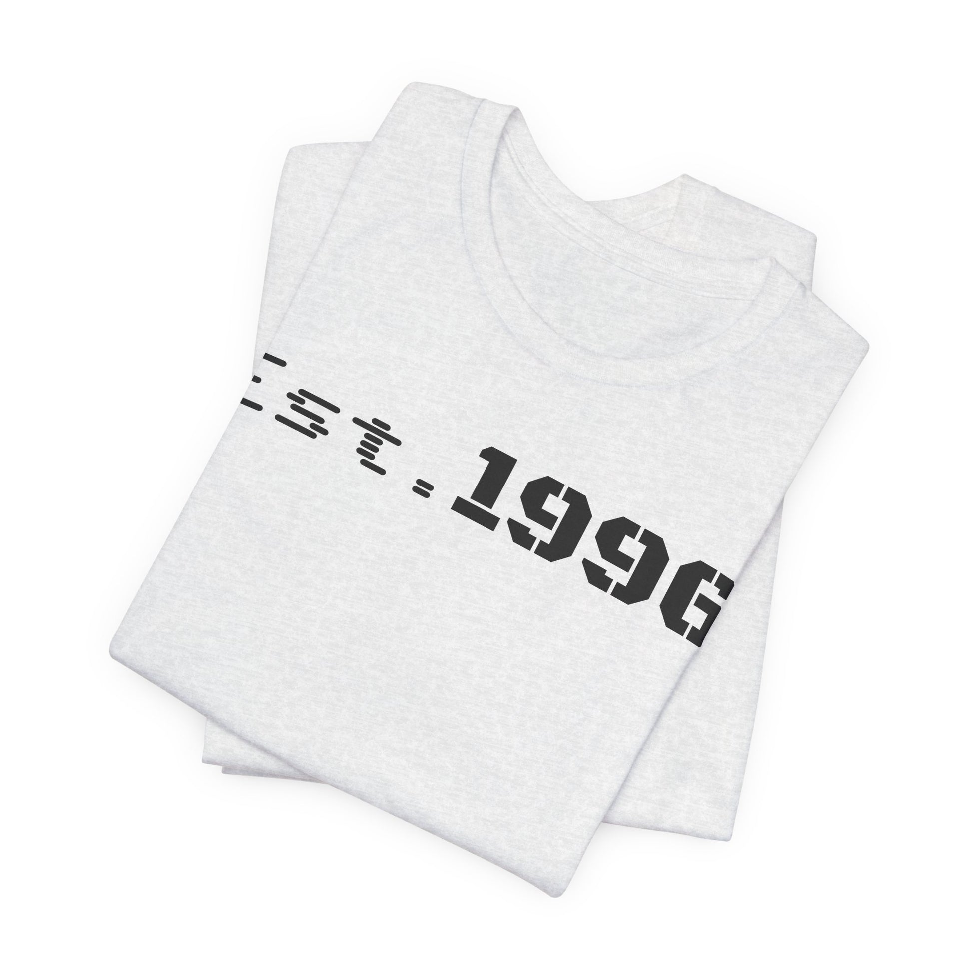 Unisex Jersey Tee - 'Est. 1996' Graphic Shirt, Birthday Gift, Casual Wear, Vintage Style, Retro Fashion, Gift for Him/Her - TRV