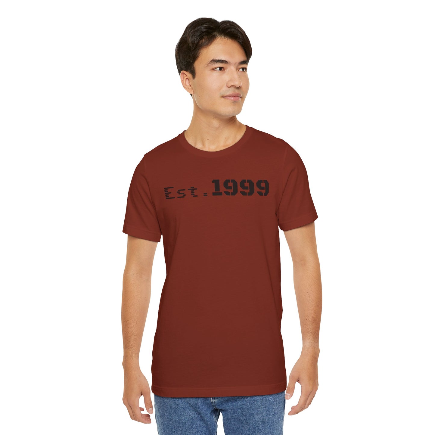 Established 1999 Unisex Tee | Vintage Birth Year Shirt, Casual Birthday Gift, Personalized Family Reunion Apparel, Retro Style [...] - TRV