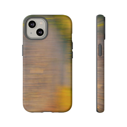 Autumn Blur Tough Phone Case — Fall Colors Protective iPhone Cover