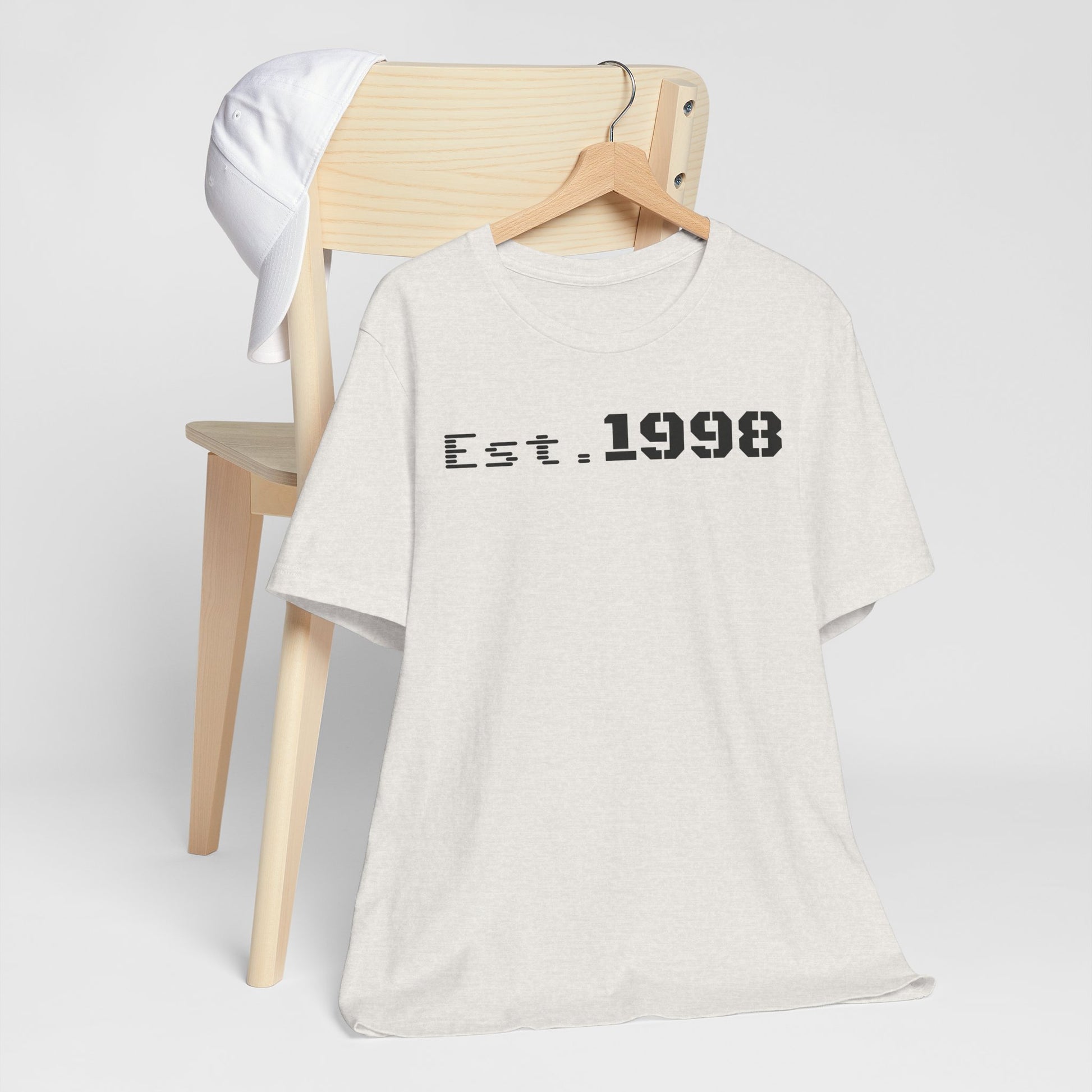 Vintage Est. 1998 Tee - Retro Unisex Shirt for Birthdays, Gifts, Everyday Wear, Casual Style, Nostalgia - TRV