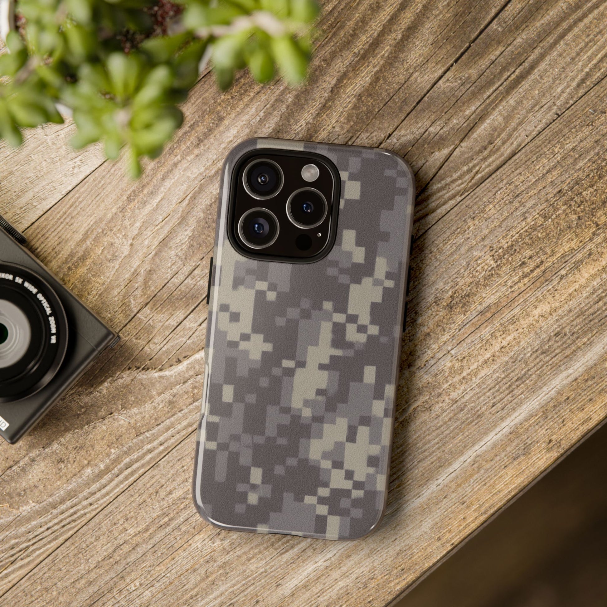 Camouflage Phone Case, Military Style Cover, Tough Phone Protection, Durable Phone Accessory, Gift for Veterans, Outdoor Enthusiasts - TRV