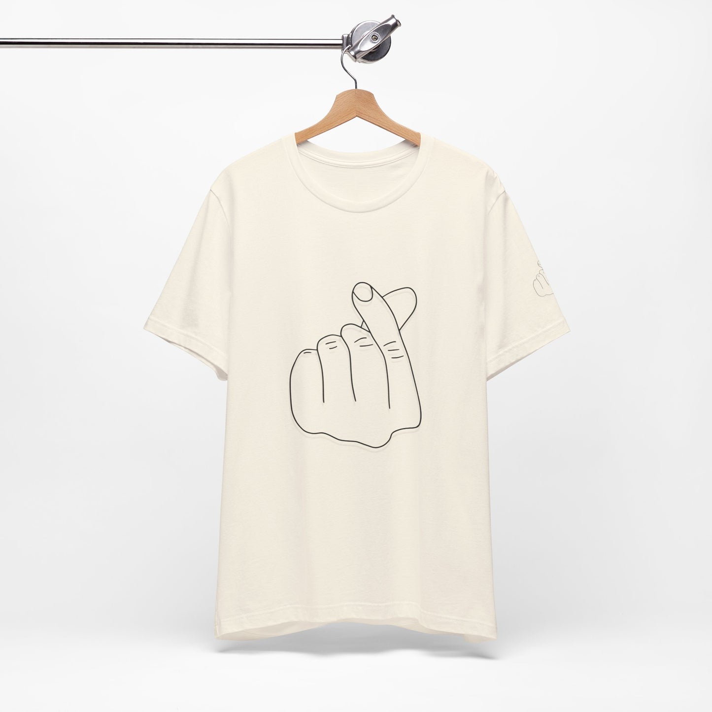 Minimalist Hand Sign Unisex Tee | Casual Everyday Wear | Perfect for Gift Givers