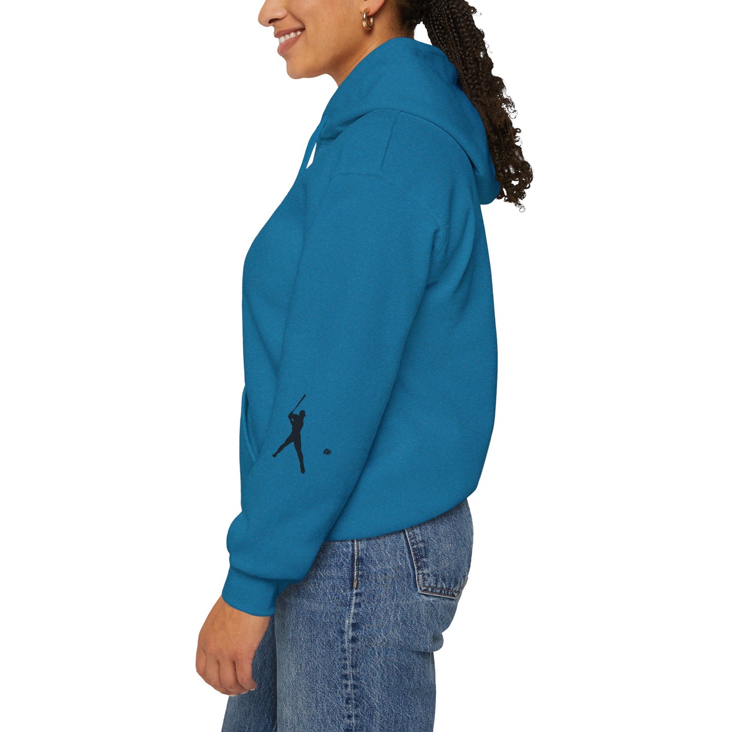 Baseball Themed Unisex Hoodie, Streetwear, Sports Fan Sweatshirt, Gift for Athletes, Casual Wear, Fall Fashion - TRV