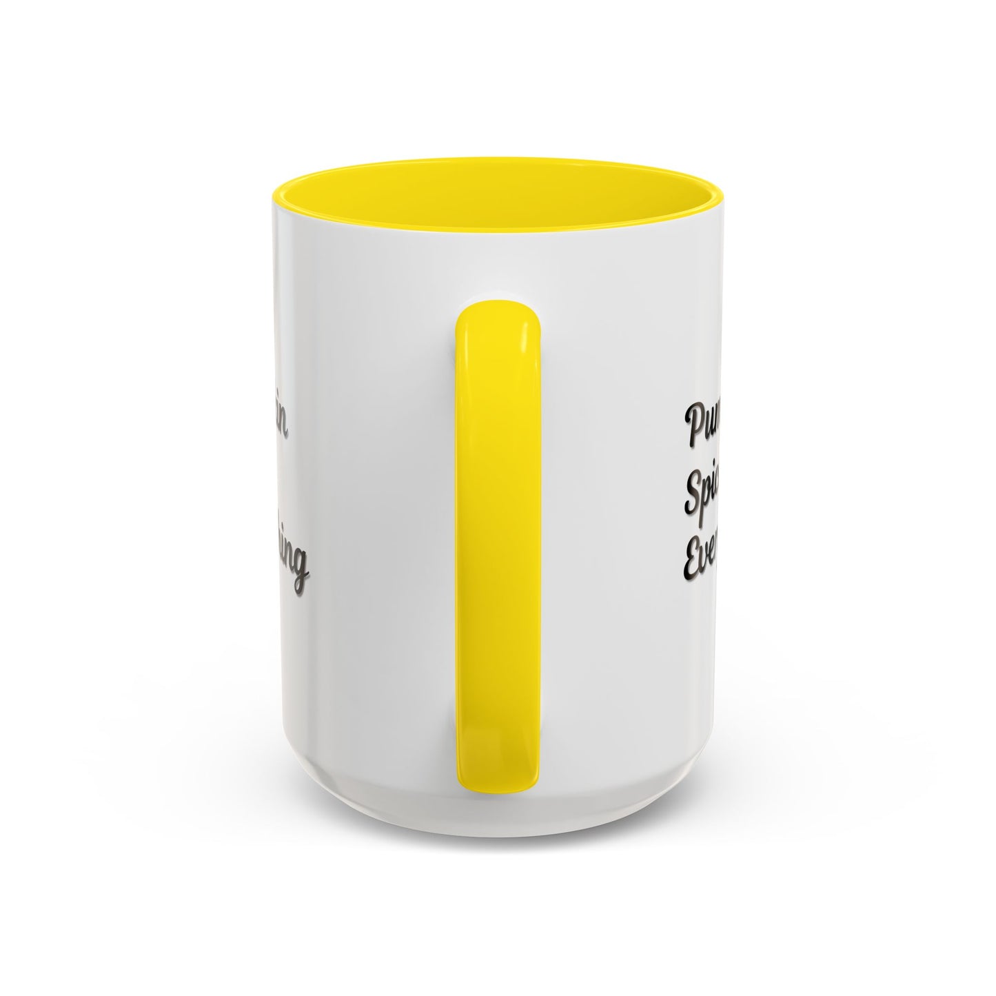 Pumpkin Spice Everything Accent Coffee Mug — Fall Seasonal 11/15oz