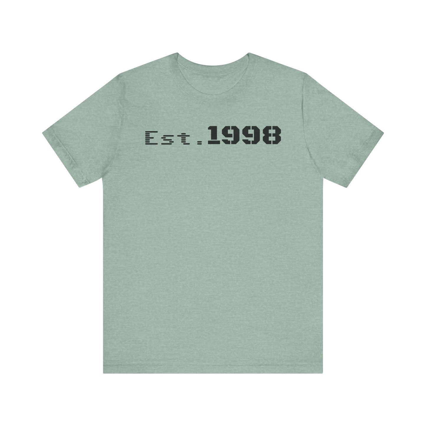 Vintage Est. 1998 Tee - Retro Unisex Shirt for Birthdays, Gifts, Everyday Wear, Casual Style, Nostalgia - TRV