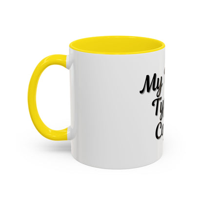 My Blood Type is Coffee Accent Mug - Perfect Gift for Coffee Lovers - TRV