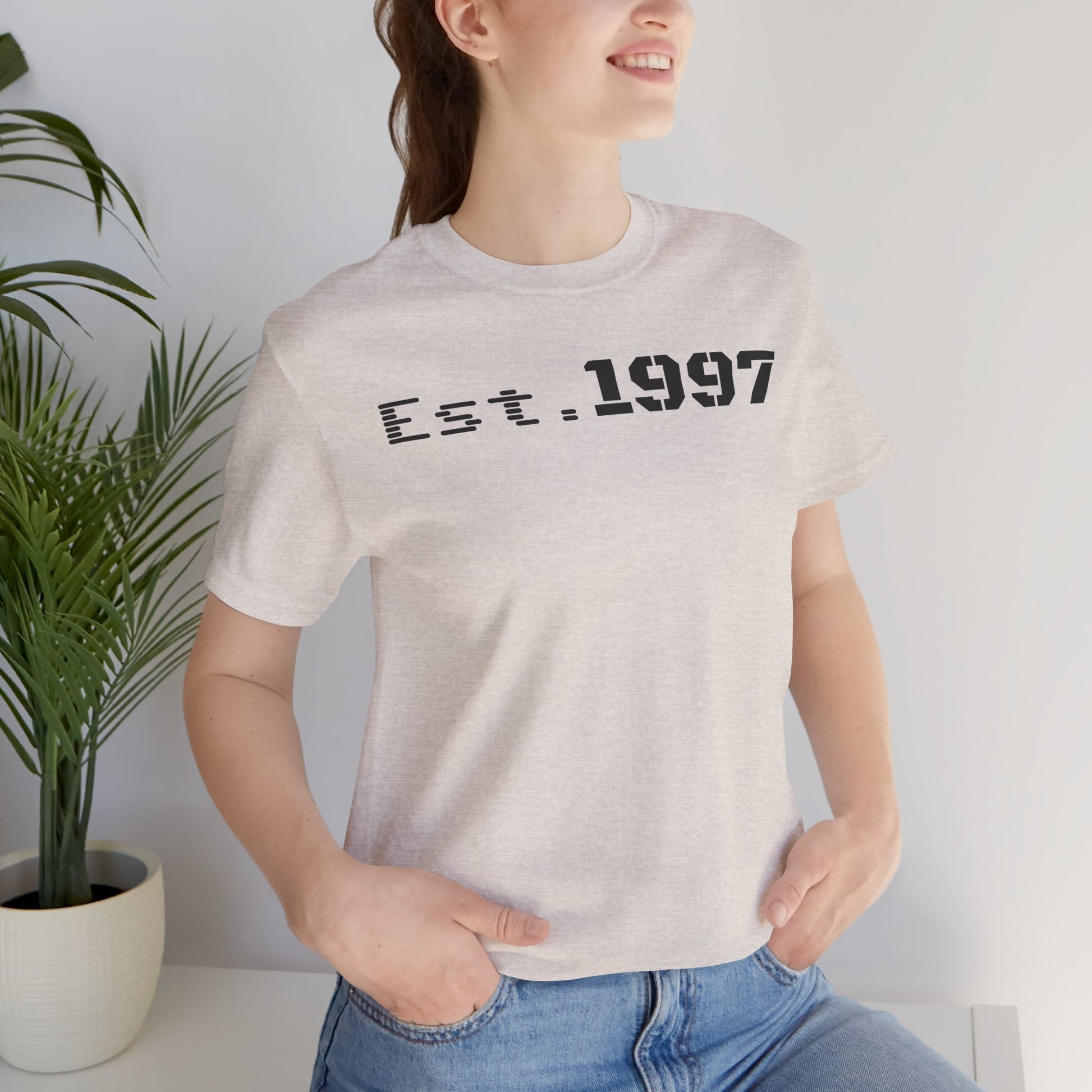 Vintage Est. 1997 Unisex Tee, Gift for Birthdays, Celebrations, Casual Wear, Retro Fashion, Cool Graphic T-Shirt - TRV