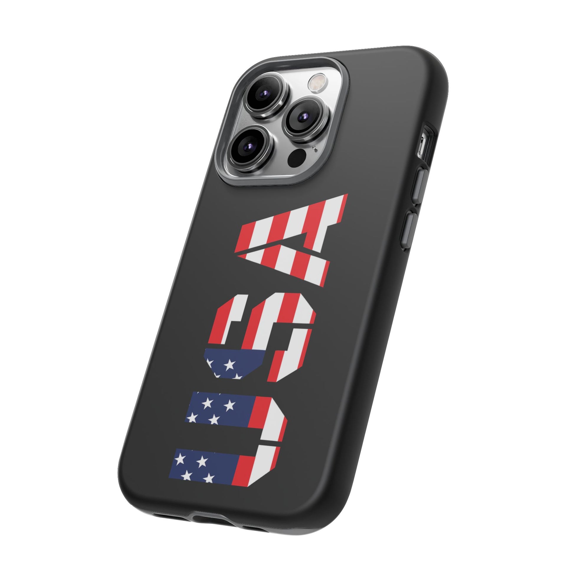 USA Flag Phone Case, Tough Phone Cover, Patriotic Gift, Independence Day Accessory, American Pride Mobile Case - TRV