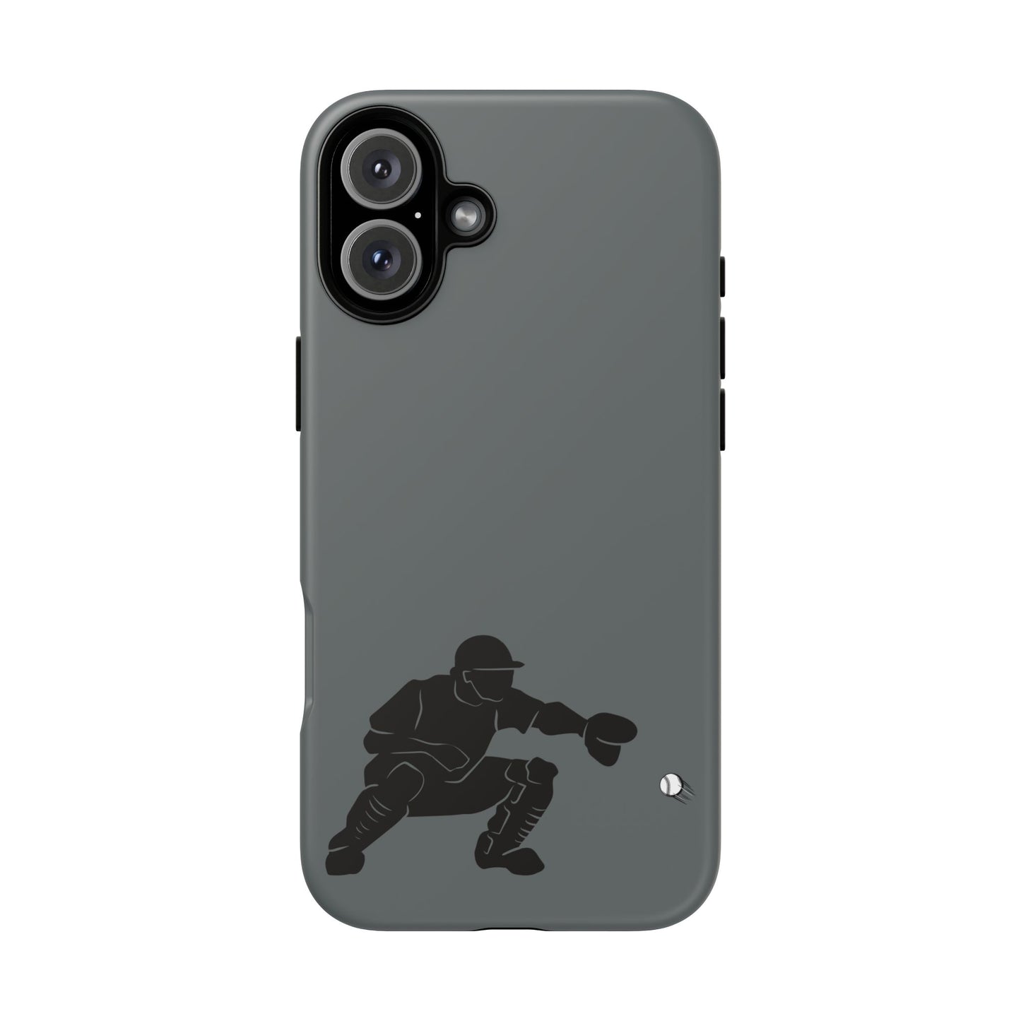 Baseball Catcher Phone Case, Sports Phone Accessory, Tough Cases, Gift for Athletes, Sports Fan Merchandise, Unique Design - TRV