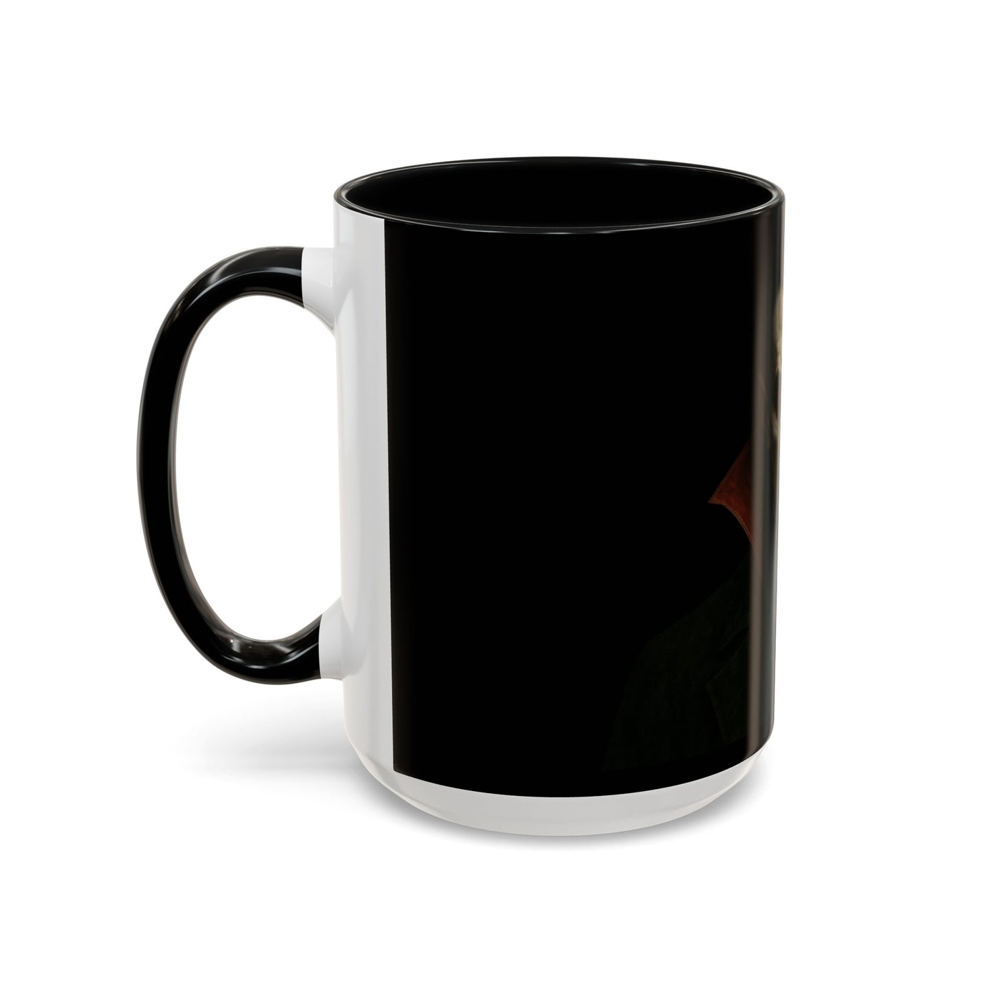 Gothic Dracula Vampire Accent Coffee Mug | Spooky Halloween Gift, Unique Home Decor, Collector's Mug, Coffee Lover's Gift - TRV