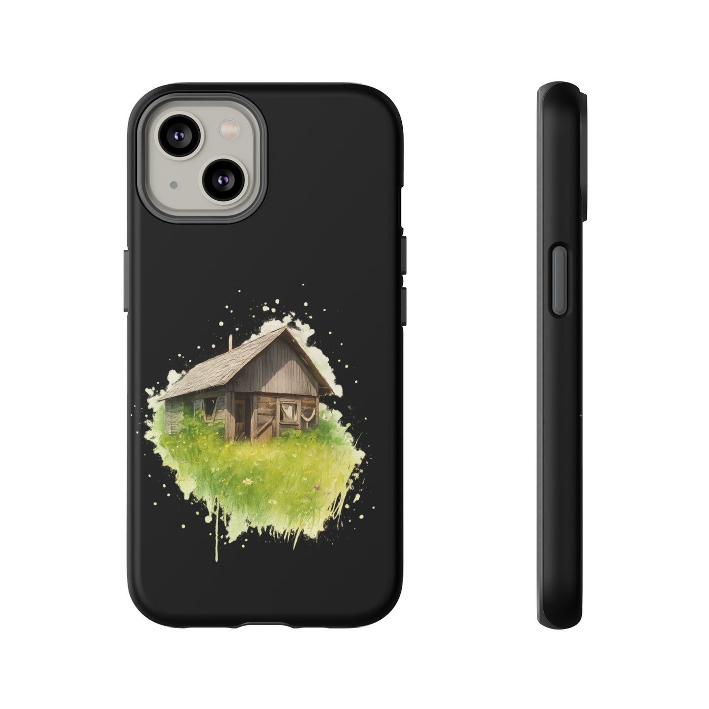 Rustic Farmhouse Phone Case, Cute Cottage Design, Tough Cases for Nature Lovers, Eco-Friendly Gift, Customizable Tech Accessories - TRV