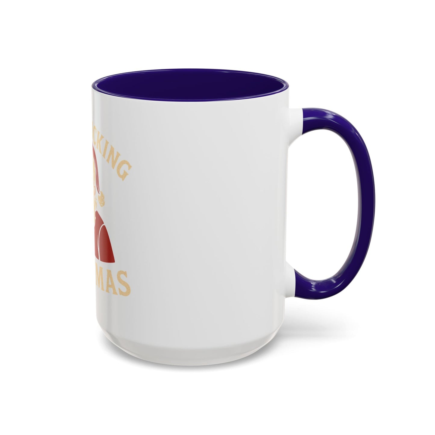 Irreverent Merry Christmas Mug — Funny Santa Middle Finger Coffee Cup (11oz & 15oz)