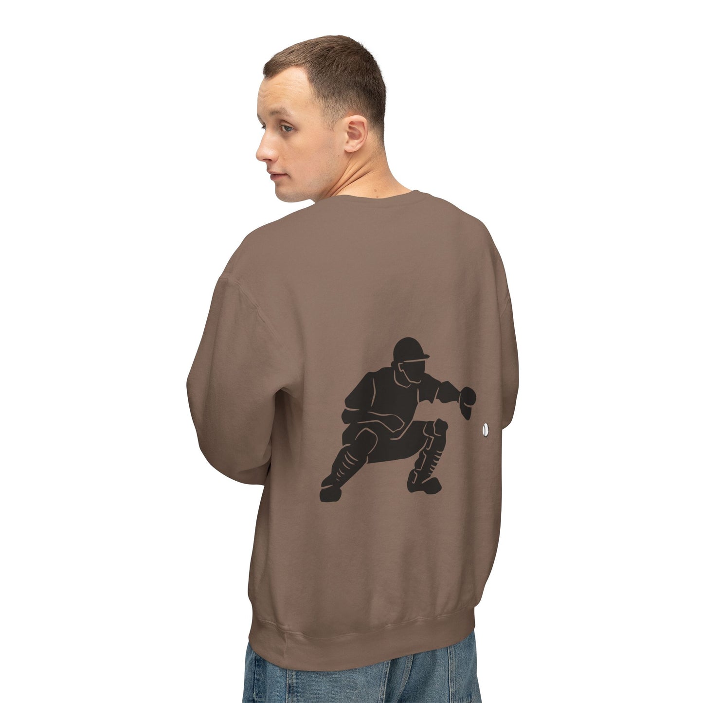 Baseball Catcher Unisex Sports Crewneck Sweatshirt - Perfect for Athletes & Casual Wear, Great for Game Days, Birthdays, Apparel for Fans