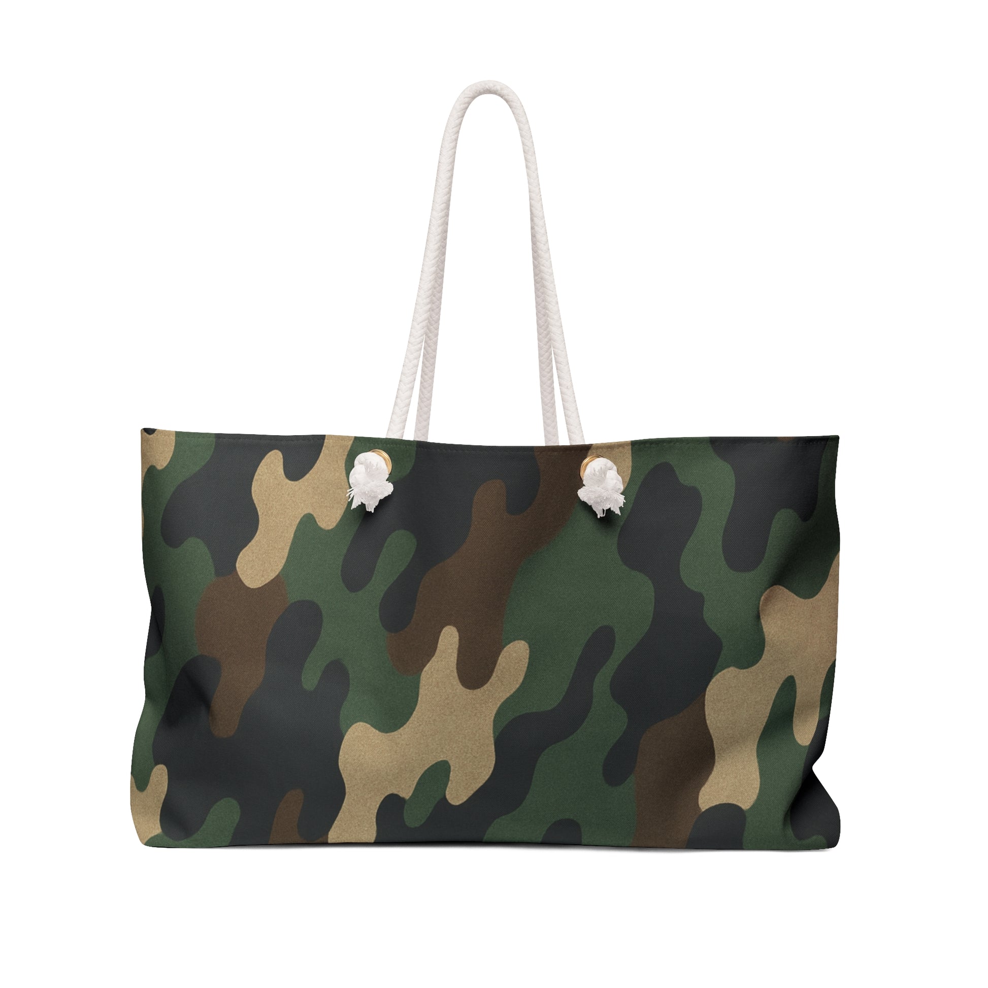 Camouflage Weekender Bag - Stylish Travel Tote for Weekend Getaways, Gym, Beach, Gifts for Him, Adventure Essentials - TRV
