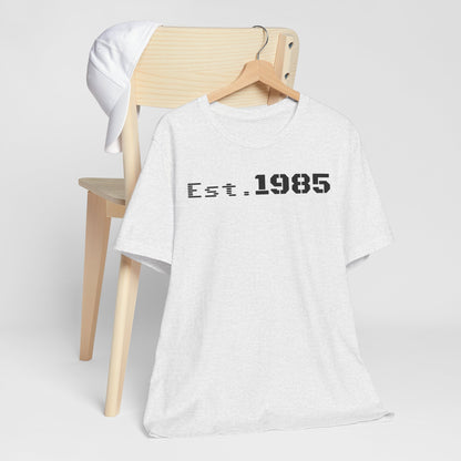Est. 1985 Vintage Unisex Tee, Retro Birthday T-Shirt, Perfect Gift for 1980s Lovers, Casual Apparel, Timeless Style