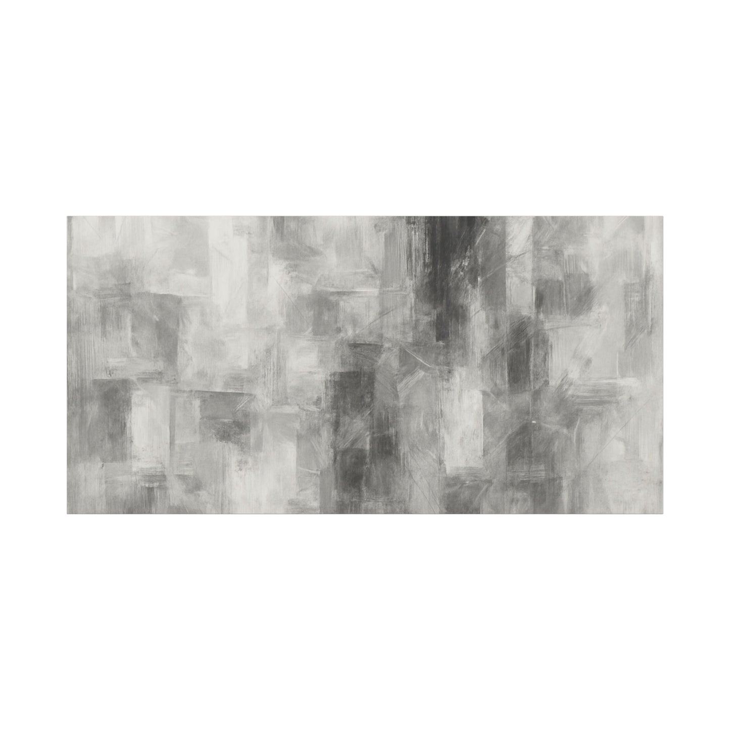 Abstract Grey Canvas Wall Art, Modern Home Decor, Minimalist Artwork, Living Room Accent, Contemporary Art Piece - TRV