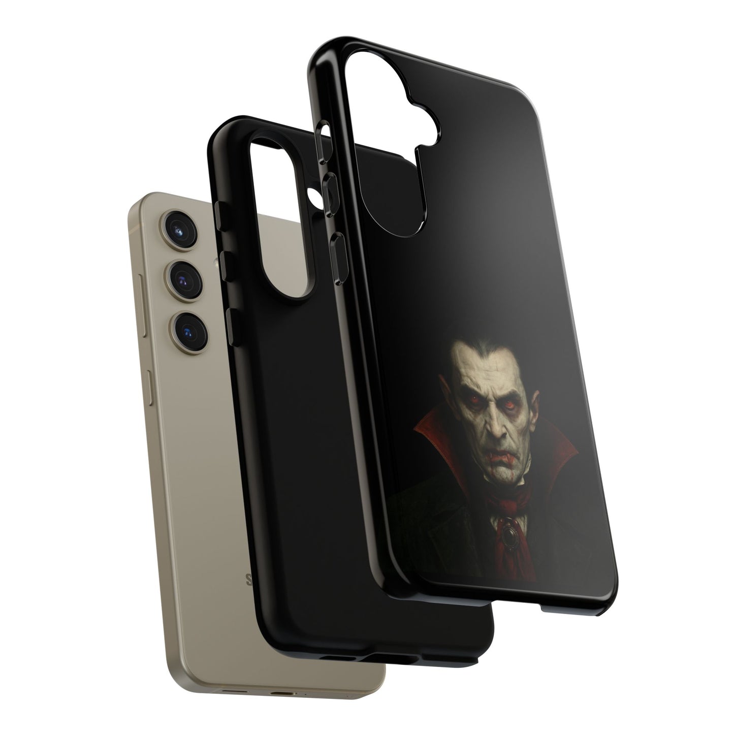 Vampire Phone Case - Tough Cases for Halloween, Gothic Decor, Gifts for Horror Fans, Spooky Accessories, Unique Cellphone Cover - TRV