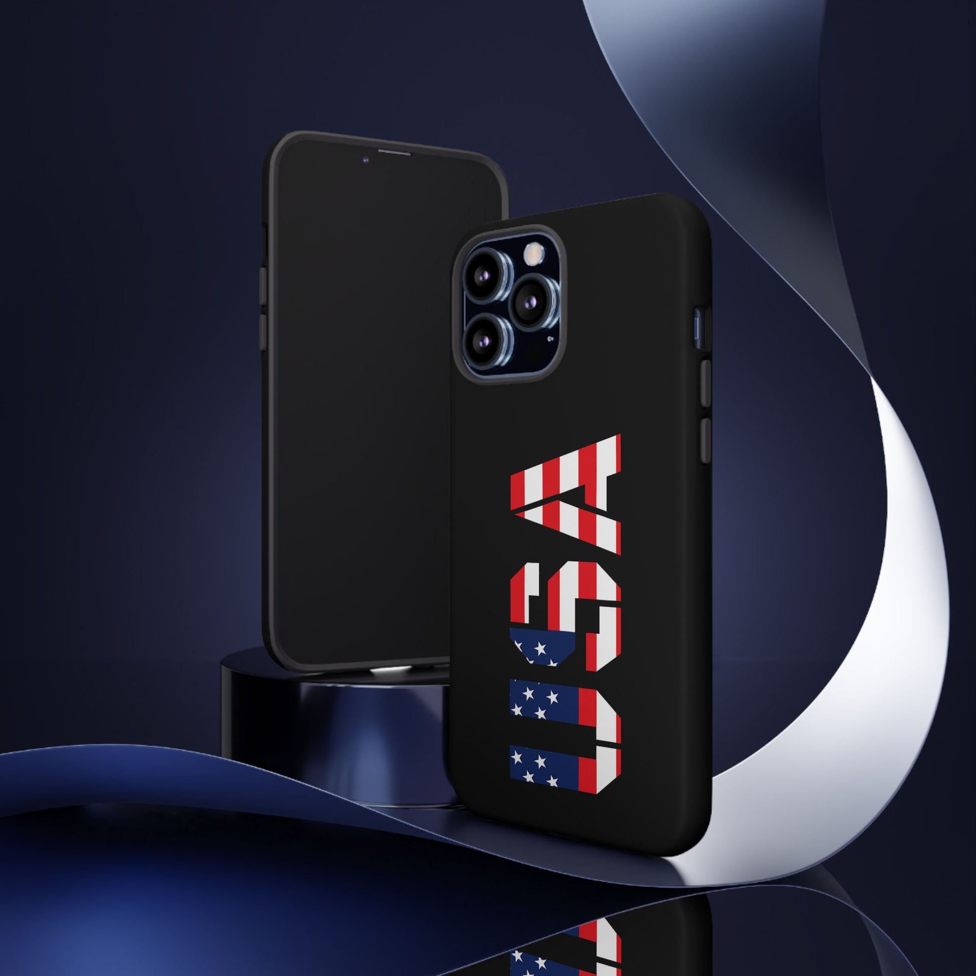 USA Flag Phone Case, Tough Phone Cover, Patriotic Gift, Independence Day Accessory, American Pride Mobile Case - TRV