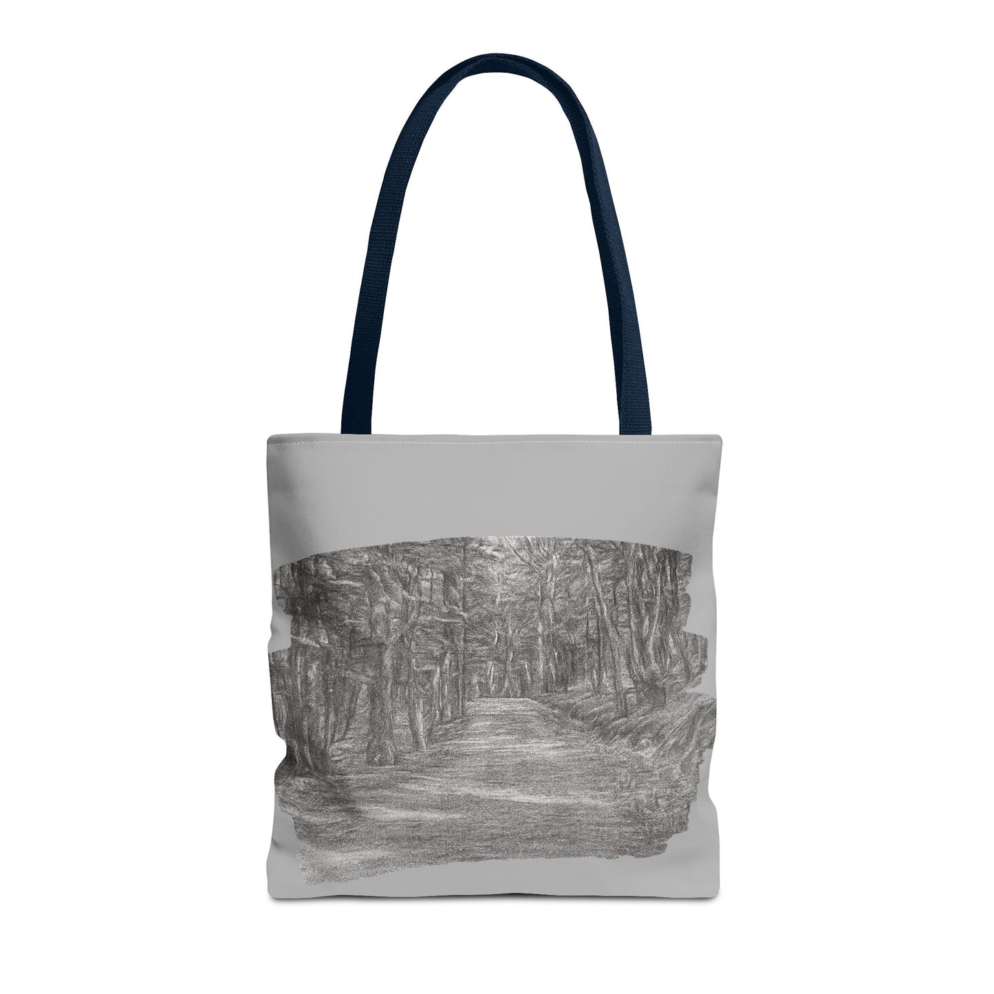 Scenic Path Tote Bag, Reversible Tote, Eco-Friendly Shopper, Outdoor Adventure Bag, Gift for Nature Lovers, Stylish Carryall - TRV