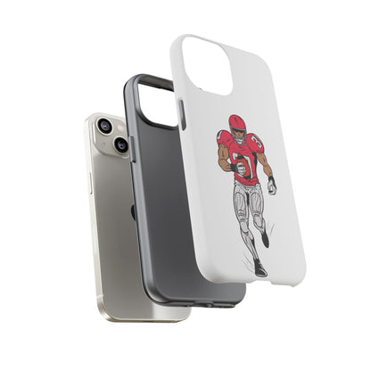 Football Player Tough Case, Sports Phone Cover, Athlete Gift, Tough Phone Case, Fall Sports, Football Lover's Accessory - TRV