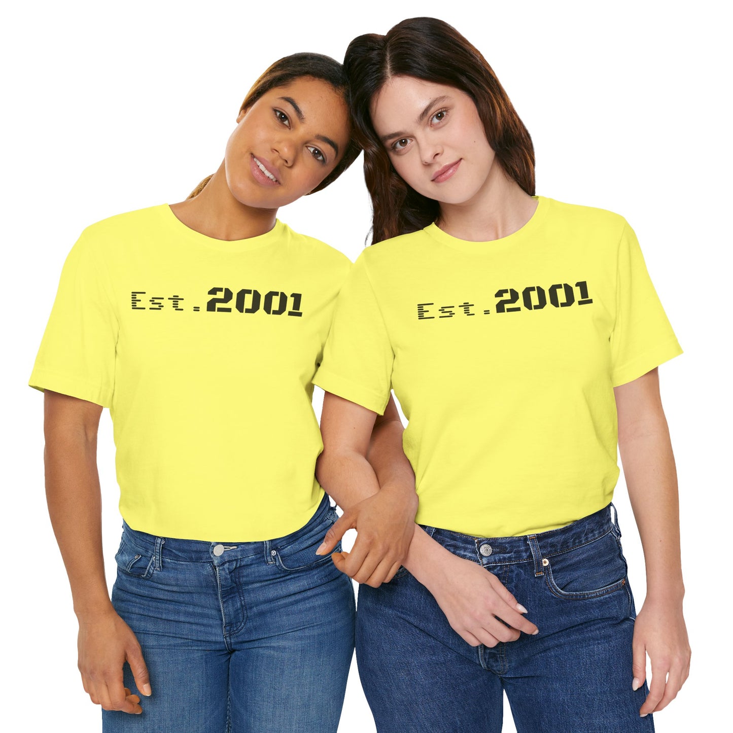Est. 2001 Unisex Tee - Timeless Casual Wear, Birthday Gift, Nostalgic Fashion, Everyday Comfort, Trendy Streetwear