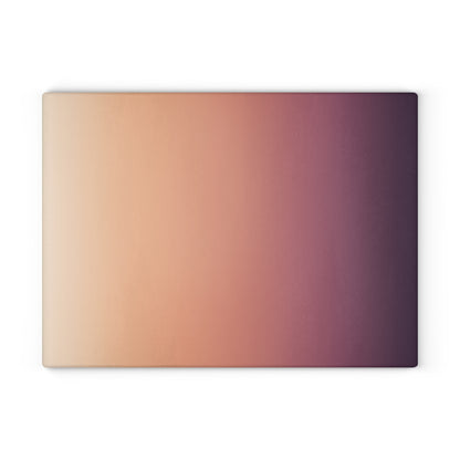 Sunset Ombre Glass Cutting Board | Gradient Kitchen Decor